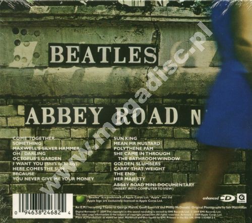 BEATLES - Abbey Road - Remastered Digipack - BEATLES - MEGADISC Sklep ...