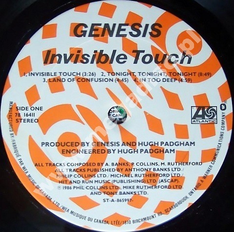 invisible touch live genesis