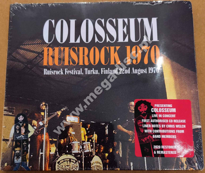 COLOSSEUM - Live At Ruisrock Festival, Turku, Finland 1970 - UK Repertoire  Remastered Digipack - POSŁUCHAJ - COLOSSEUM - MEGADISC Sklep Muzyczny