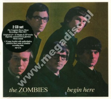 ZOMBIES - Begin Here - Complete Decca Mono Recordings 1964-67 (2CD) - GER Repertoire Digipack Edition