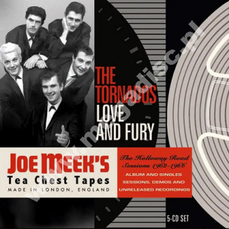 TORNADOS - Love And Fury - Holloway Road Sessions 1962-1966 - Joe Meek's Tea Chest Tapes (5CD) - UK Cherry Red Edition