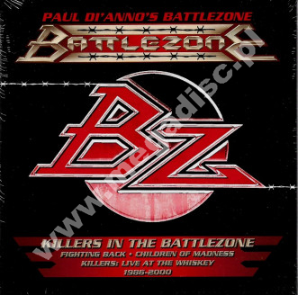 PAUL DI'ANNO'S BATTLEZONE - Killers In The Battlezone (1986-2000) (3CD) - UK Hear No Evil Edition