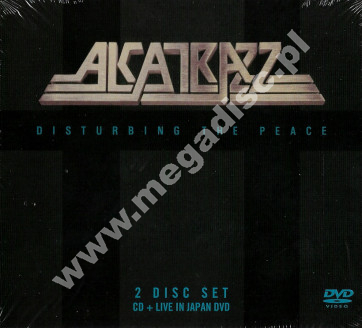 ALCATRAZZ - Disturbing The Peace (CD+DVD) - UK Hear No Evil Remastered Expanded Digipack Edition