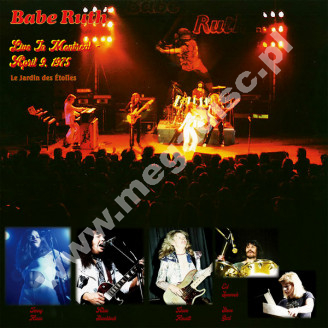 BABE RUTH - Live In Montreal April 9, 1975 - US Renaissance Records RED VINYL Press