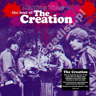 CREATION - Making Time - The Best Of The Creation (2LP) - UK Demon COLOURED VINYL Limited 140g Press