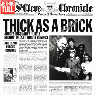 JETHRO TULL - Thick As A Brick - EU Steven Wilson 2012 Remix 180g Press