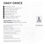 DOUG SNYDER & BOB THOMPSON - Daily Dance - US Lion Card Sleeve Edition - POSŁUCHAJ