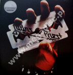 JUDAS PRIEST - British Steel - UK BLACK/WHITE SPLATTER VINYL Press