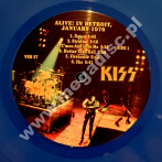 KISS - Alive! In Detroit, January 1976 (2LP) - FRA Verne BLUE VINYL Limited Press