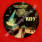 KISS - Alive! In Detroit, January 1976 (2LP) - FRA Verne RED VINYL Limited Press