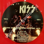 KISS - Alive! In Winterland, January 1975 - FRA Verne RED VINYL Limited Press - VERY RARE